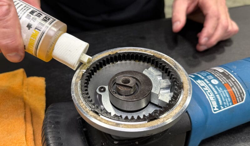 How to Lubricate Felt Ring on Harbor Freight Hercules Forced Rotation DA