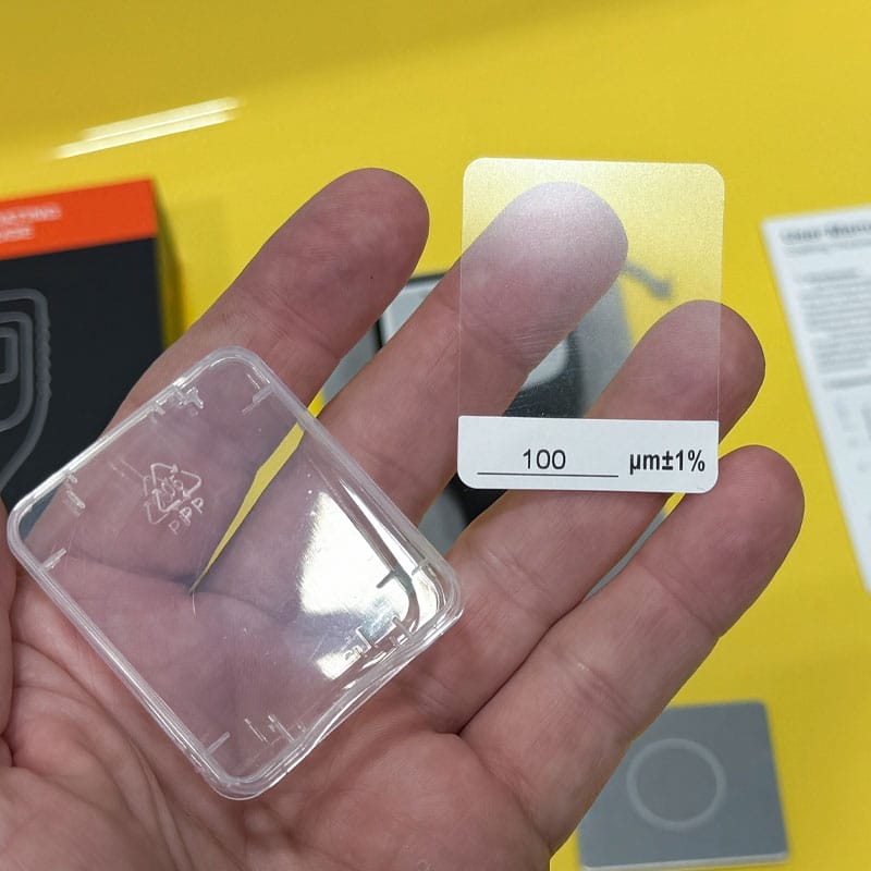 Plastic calibration shim