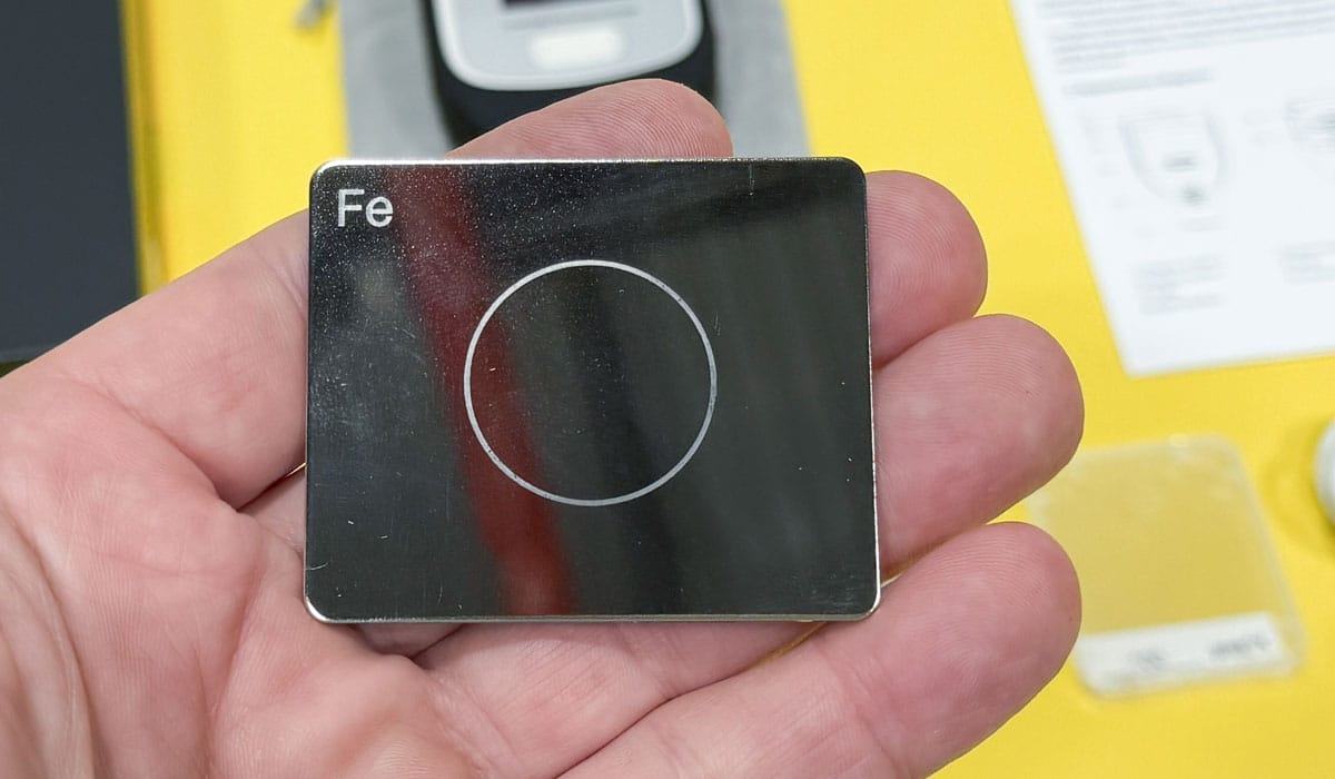 Fe (Ferrous) Calibration Plate