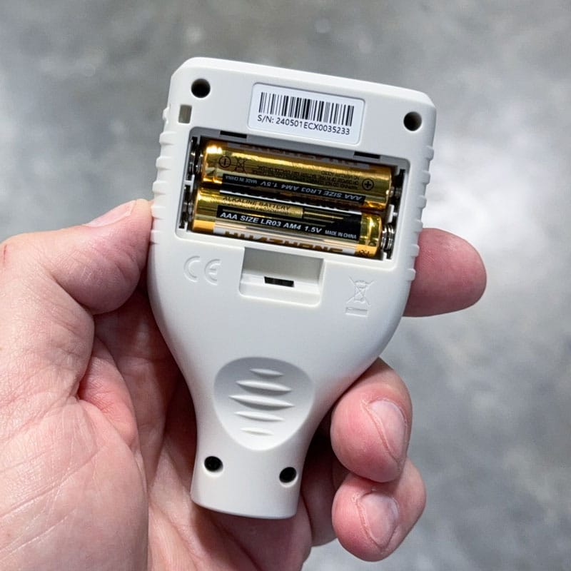 Replacing batteries on Rhopoint coating thickness gauge