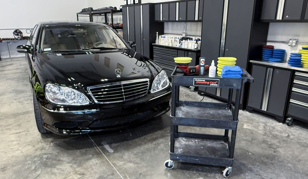 Detailing cart by car