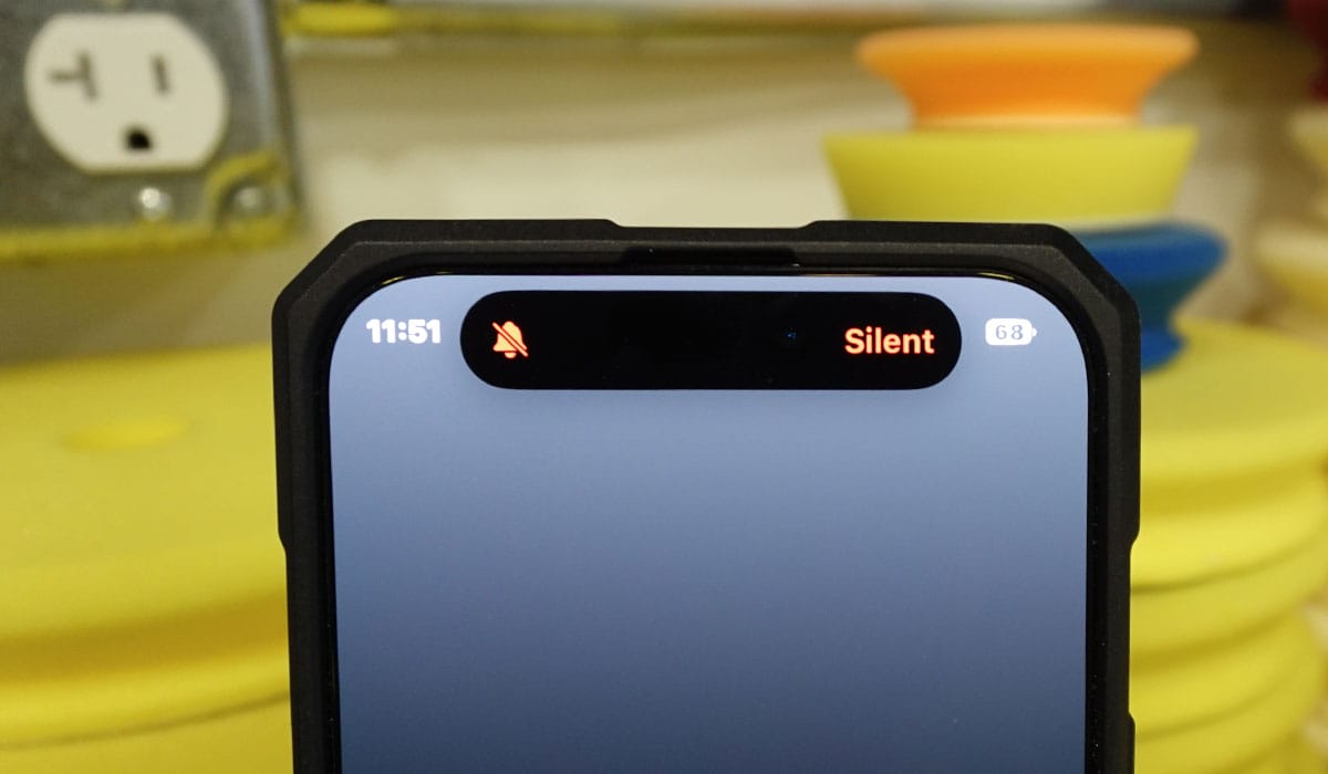 Phone on silent