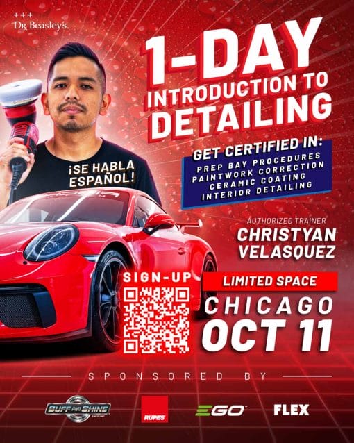Intro to Auto Detailing Class at Dr. Beasley's in Chicago