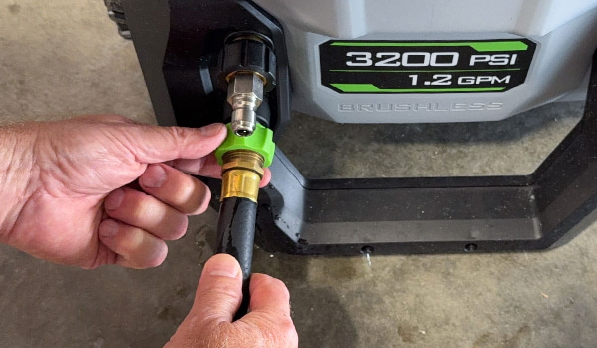 Garden hose for EGO Pressure Washer