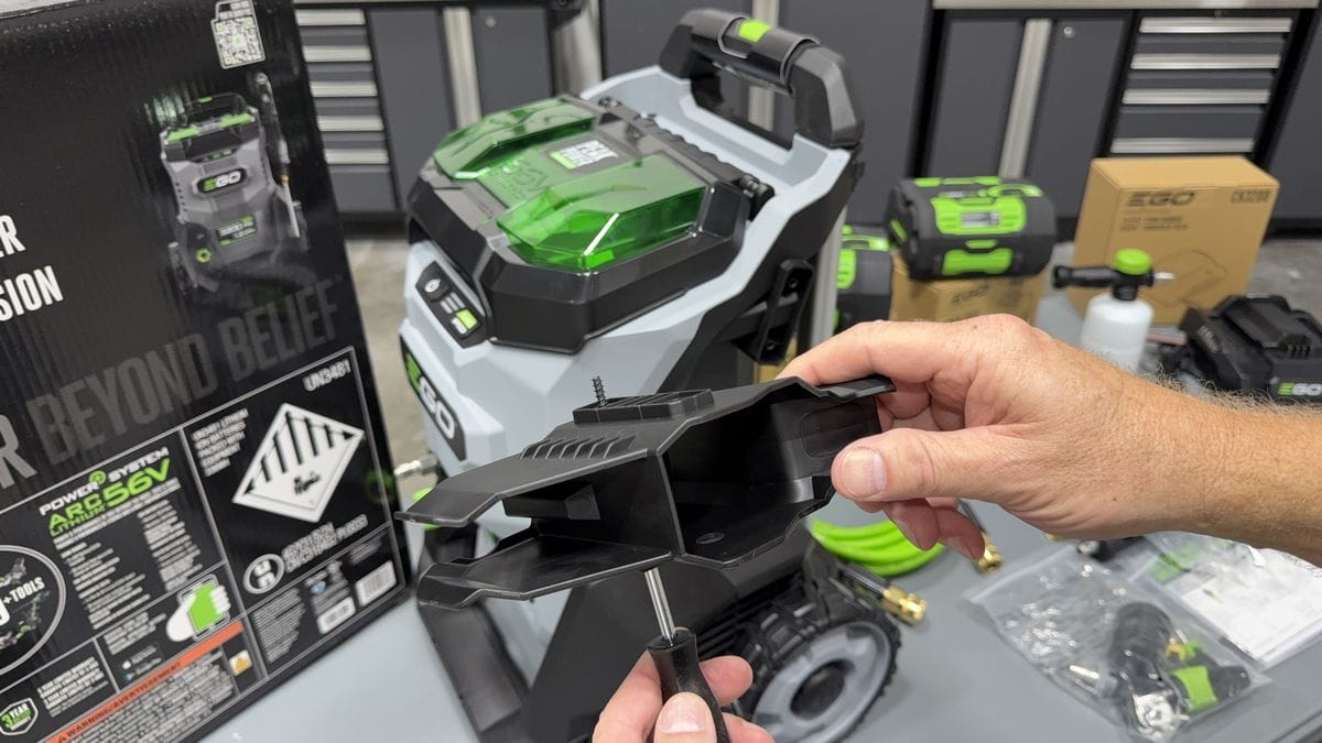 Assembling Ego Pressure Washer