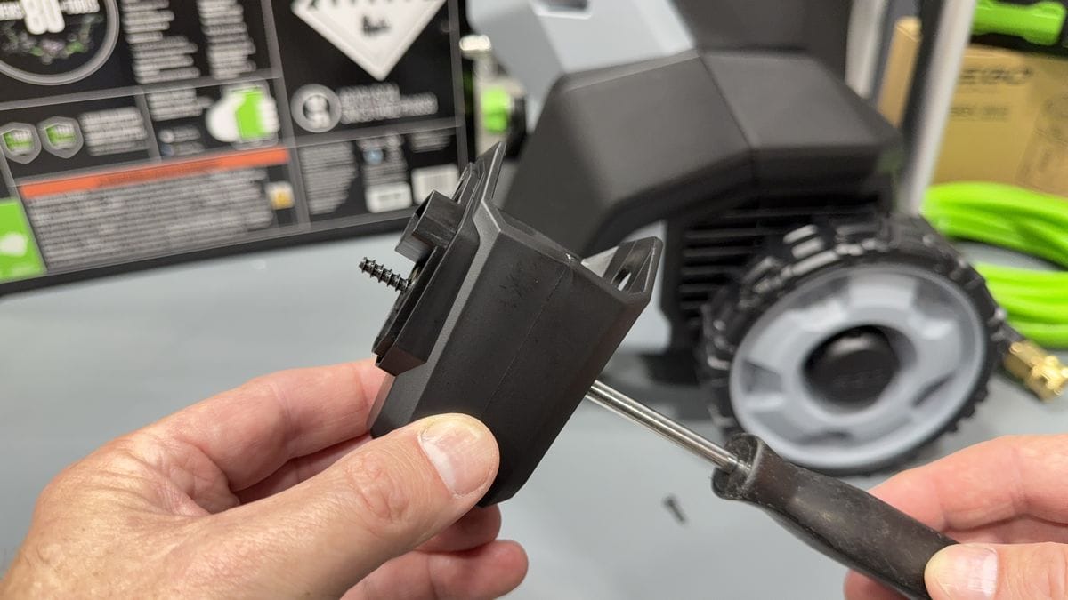 Assembling Ego Pressure Washer