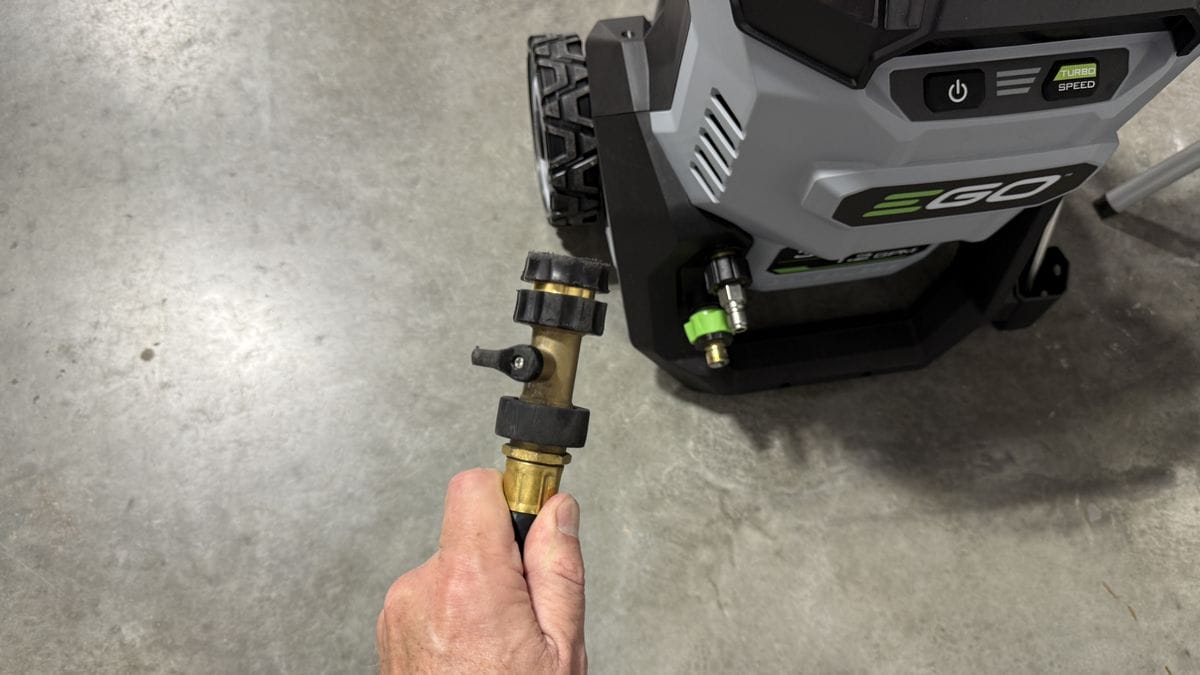Quick Connector for pressure washer hose