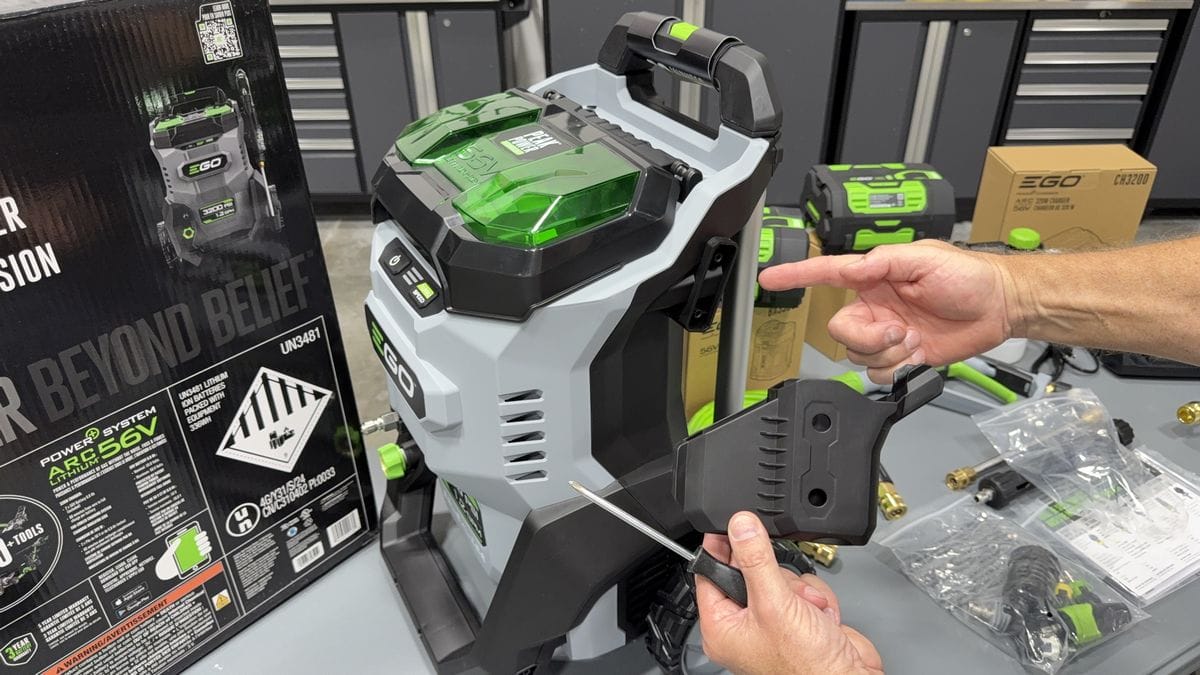Assembling Ego Pressure Washer