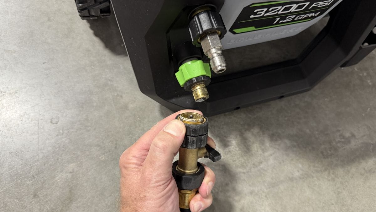 Quick Connector for pressure washer hose