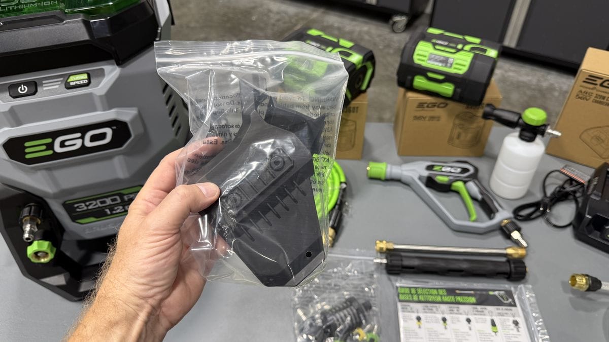 Assembling Ego Pressure Washer