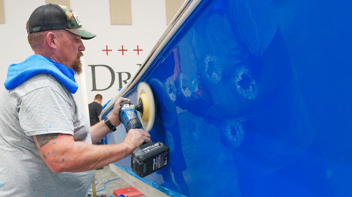 Compounding boat hull