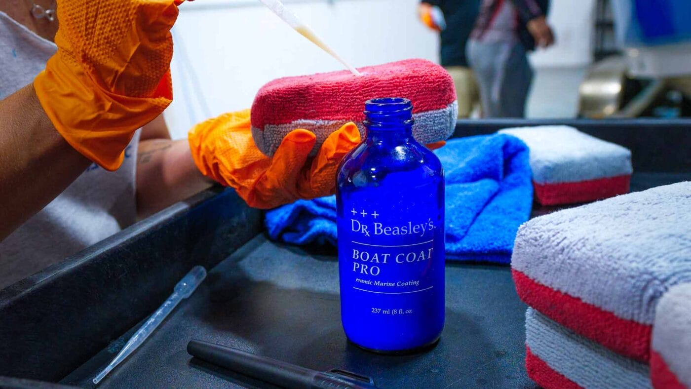 Ceramic coating for boats