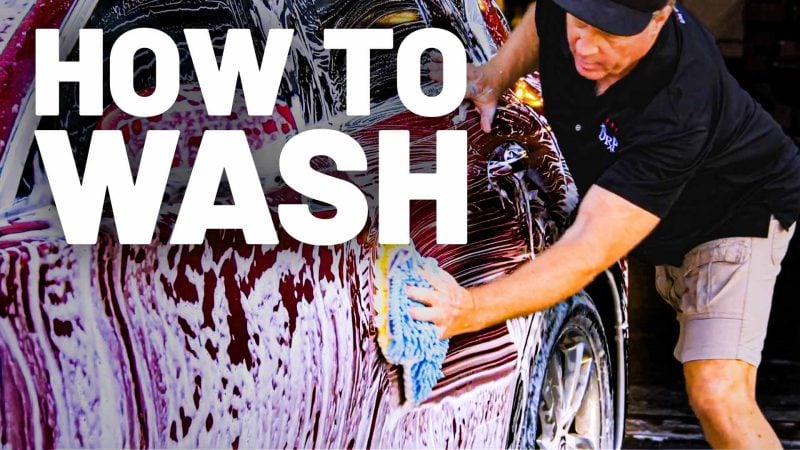 How to Correctly Hand Wash a Car