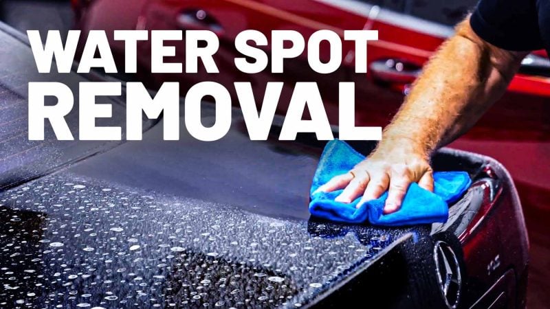 How to Remove Water Spots from Automotive Paint