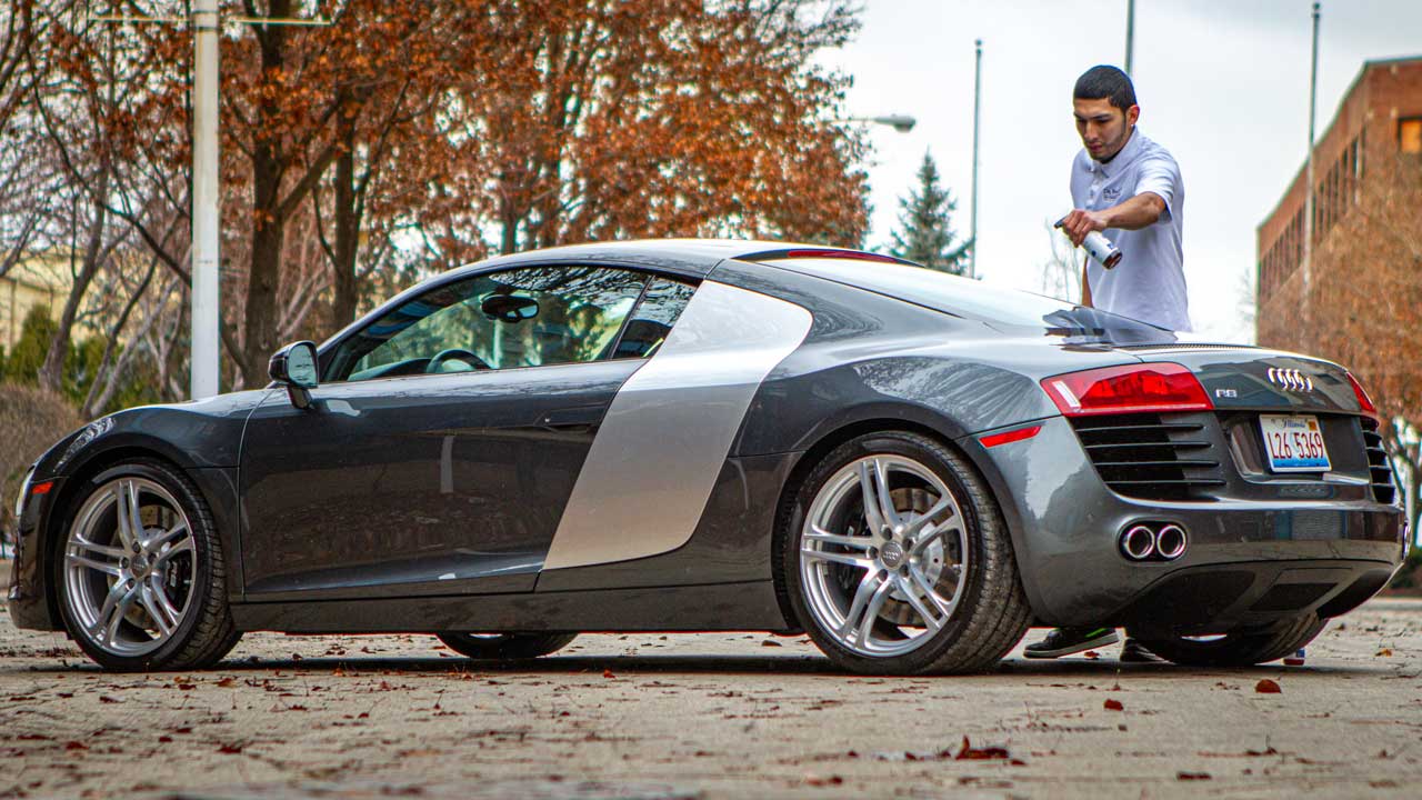 Detailing Audi in Autumn