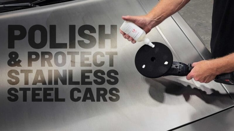 How to Polish & Protect Stainless Steel Cars ft. 1981 DeLorean