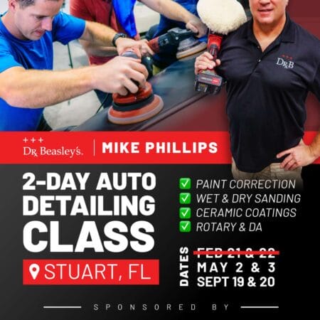 Dr. Beasley's Detailing Class with Mike Phillips in Stuart, Florida