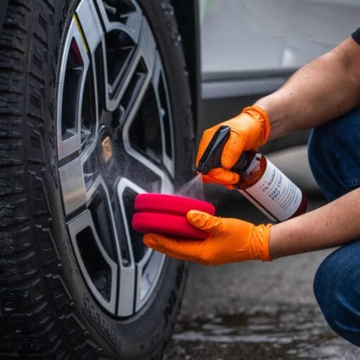 Spraying Applicator with Dr. Beasley's Tire Coat Pro