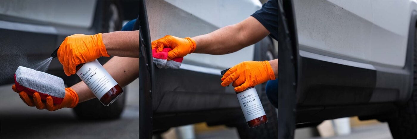 Dr. Beasley's Trim Coat Pro as part of Trim & Tire Coating Kit