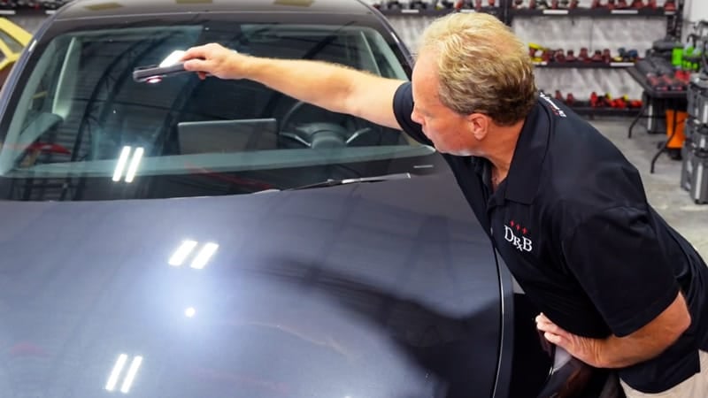 Inspecting ceramic coating