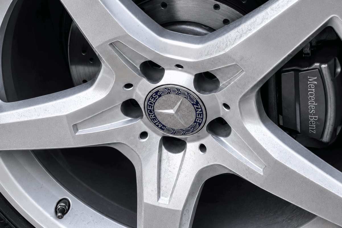 medium grimed car wheel
