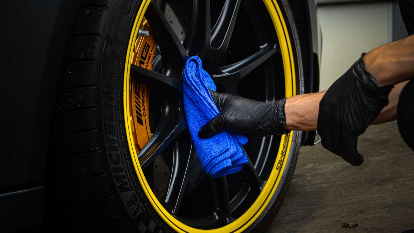 Cleaning and maintaining a matte wheel without changing its finish