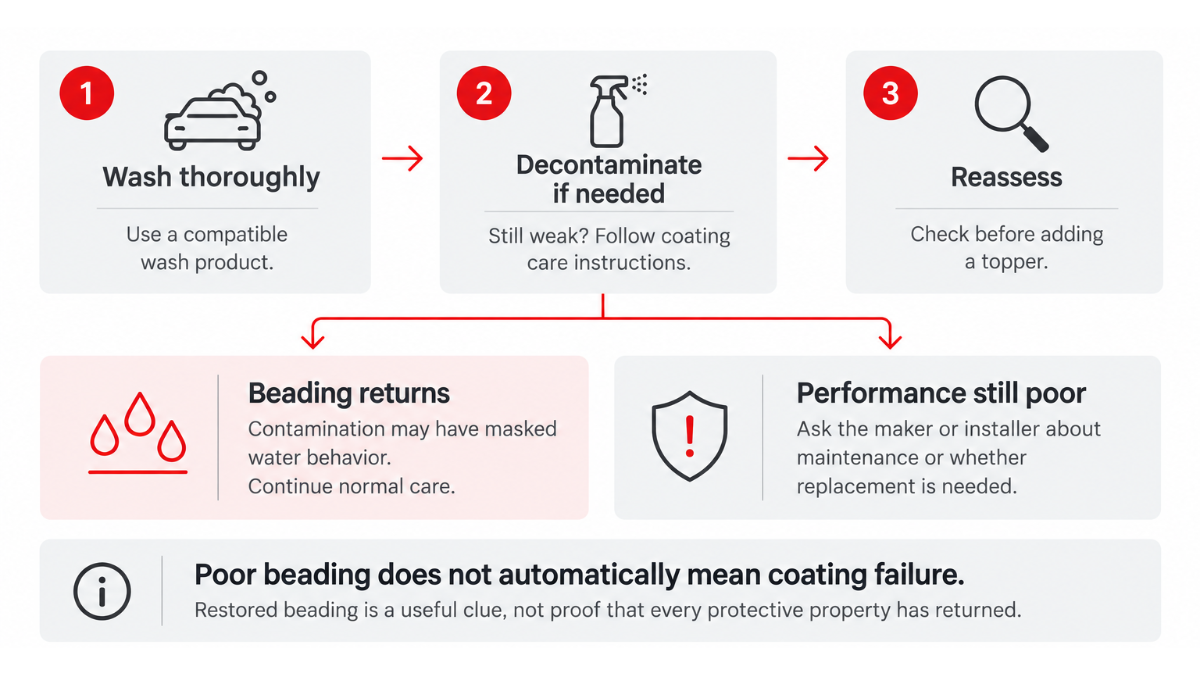 Comparison of 1-year, 3-year, 5-year and lifetime ceramic coating durability